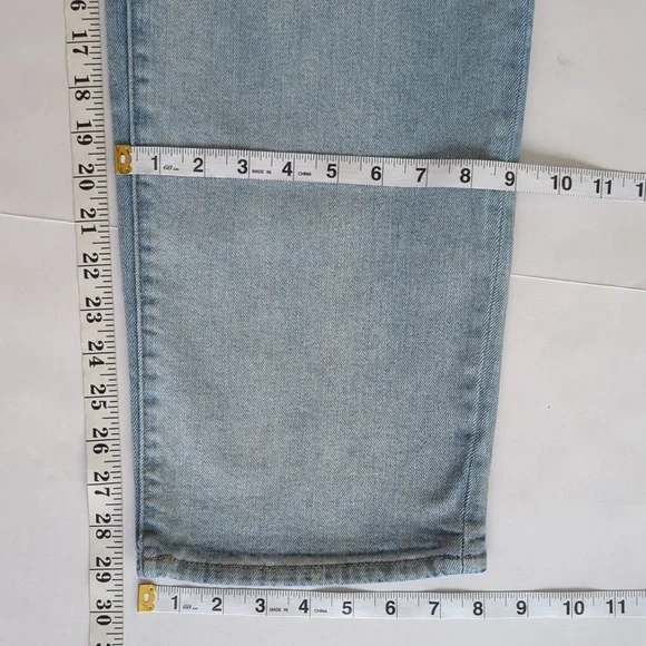Old Navy High-Rise O.G. Loose Straight Secret-Smooth Pockets Mom Jeans 6 Blue - Picture 15 of 15